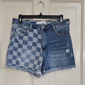 VERVET, Stylish Blue Denim Women Shorts